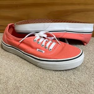 Coral Vans (size 8)